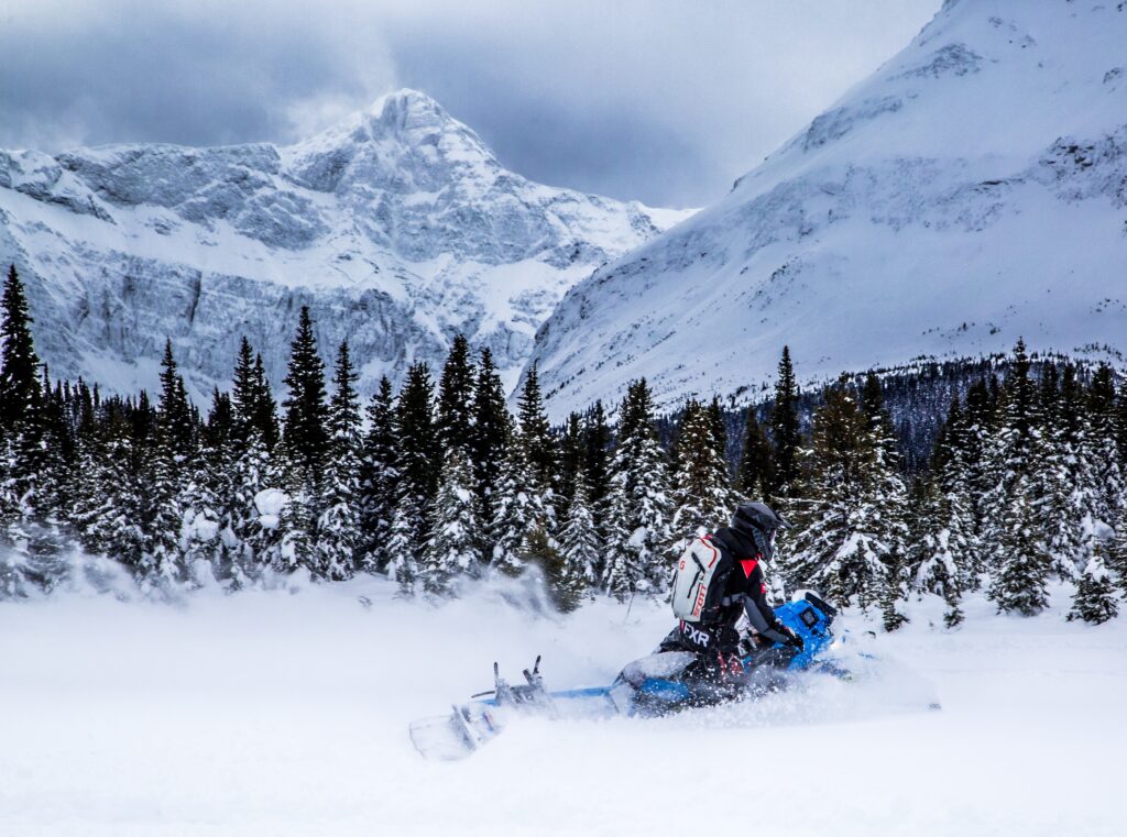 Snowmobiling