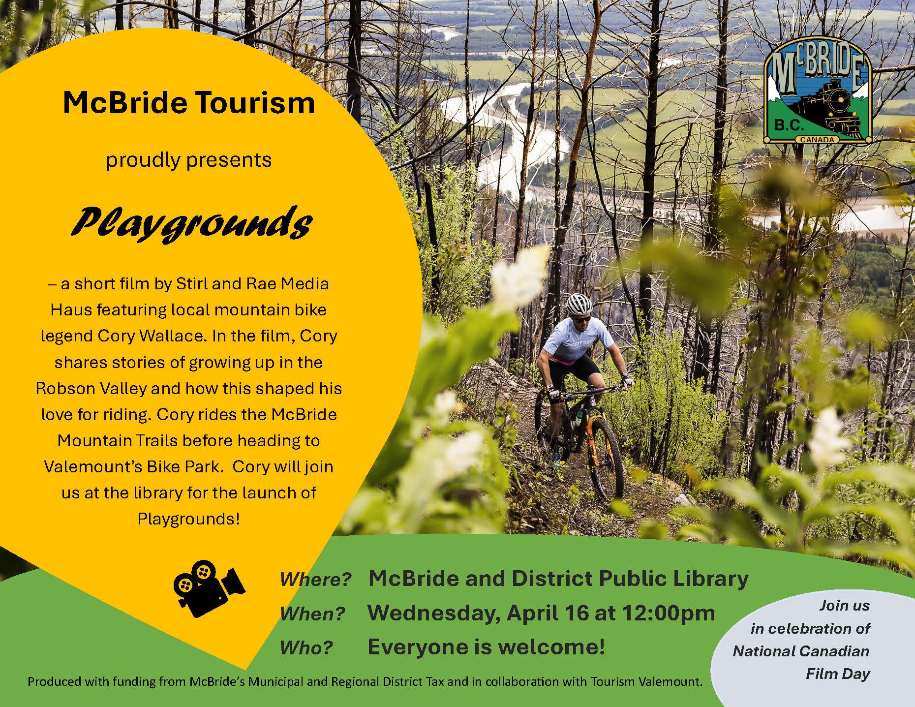 Mountain bike playgrounds poster
