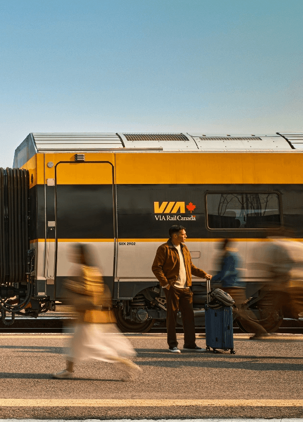 a VIA rail train