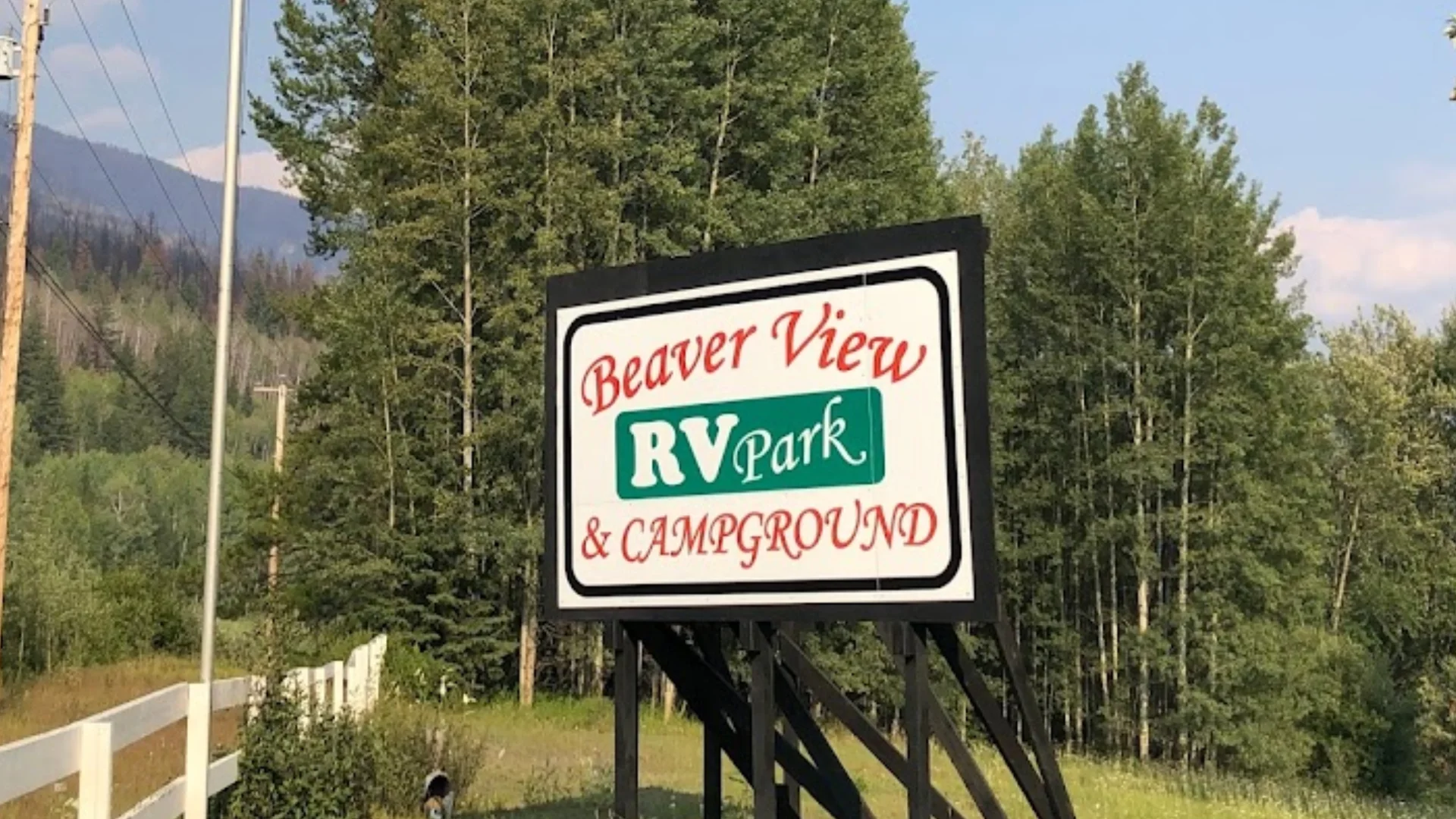Beaver View RV Park sign